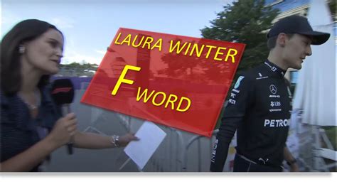 Laura Winter Uses F Word Interviewing Russel Youtube