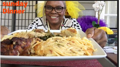 My fiance and i are hosting a soul food dinner and i am making the dessert. EASY HOME-MADE SOUL FOOD SUNDAY DINNER - YouTube