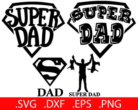 287 Fathers Day Svg Files Superhero Dad Svg Svg Png Eps Dxf File