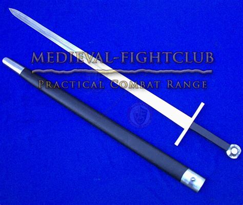 Medieval Long Sword Full Tang And Tempered