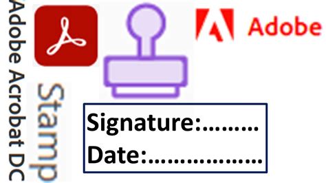 How To Add A Stamp To A Pdf Document In Adobe Acrobat Dc Youtube