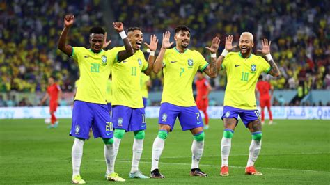 Fifa World Cup 2022 Brazil Thrash South Korea 4 1 To Book Quarter Final Clash With Croatia