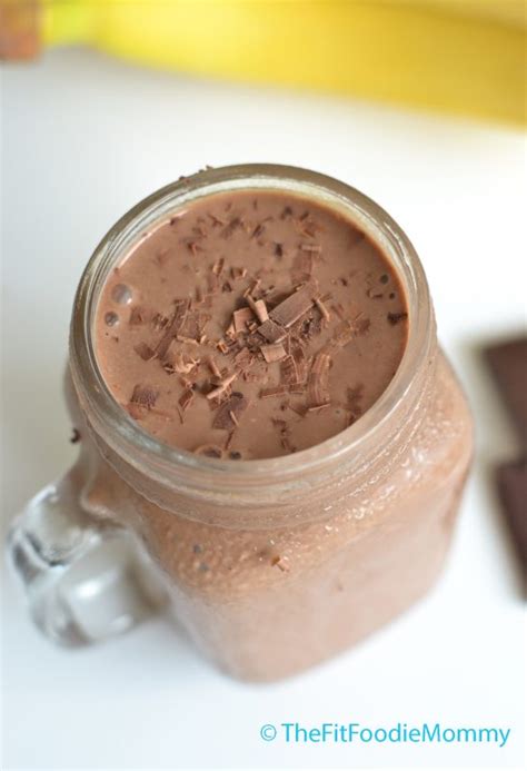 Chocolate Cake Batter Smoothie Fit Foodie Mommy