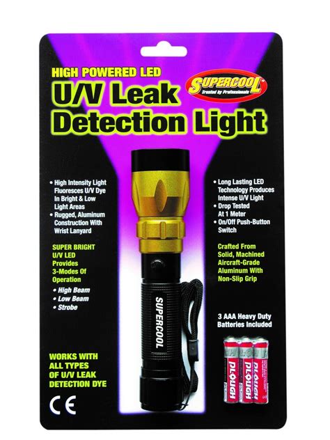 Supercool 52974 Super Powered Led Uv Light Lamp Leak Detection