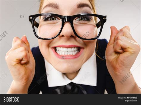 Close Happy Crazy Image And Photo Free Trial Bigstock