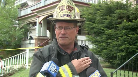 Chief Lipski Talks About Firefighter Falling Through Attic Youtube