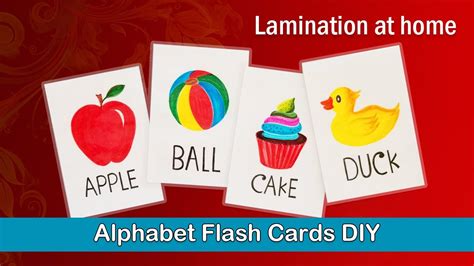 Diy Kids Flashcards How To Make Flashcards For Toddlers At Home