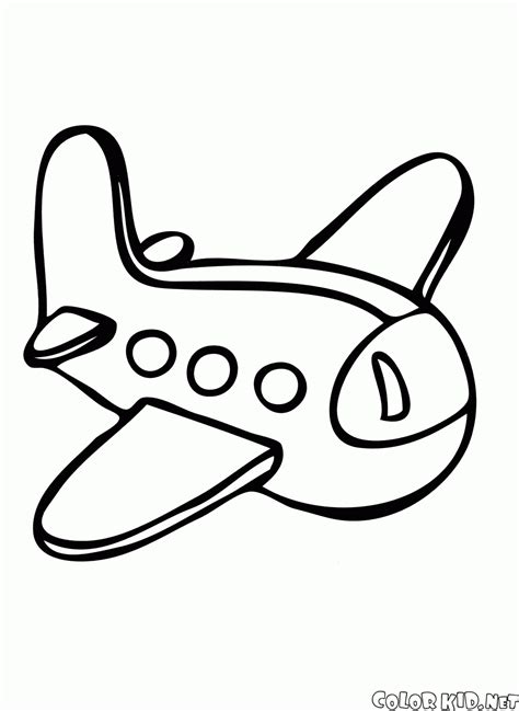 Dibujo Para Colorear Avion De Juguete