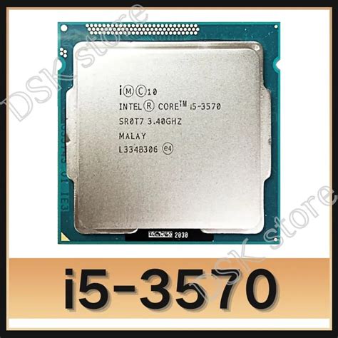 Intel Core I5 3570 I5 3570 34 Ghz Lga 1155 Quad Core Quad Thread