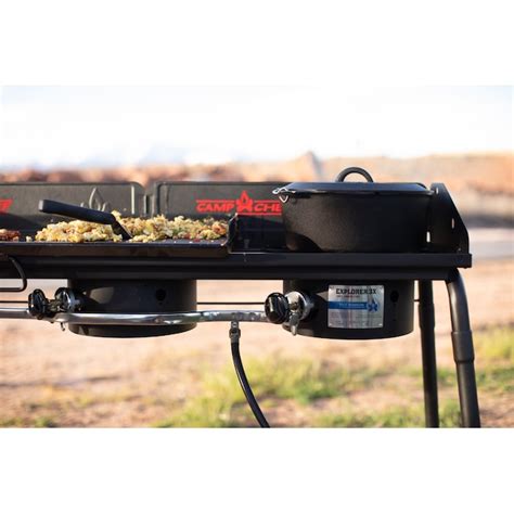 Camp Chef Explorer 3x 3 Burners Propane Manual Steel Outdoor Stove In