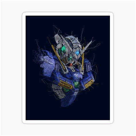 Gundam Exia Gn 001 Mobile Suite Gundam 00 Sticker For Sale By