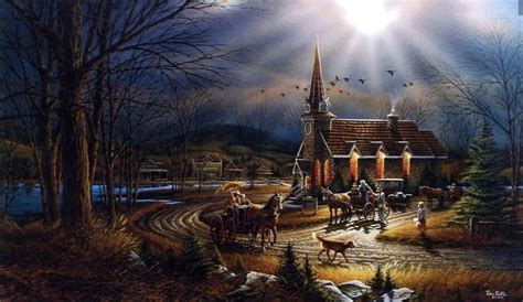 Pin By James Cummings On Christmas Terry Redlin Paintings Terry