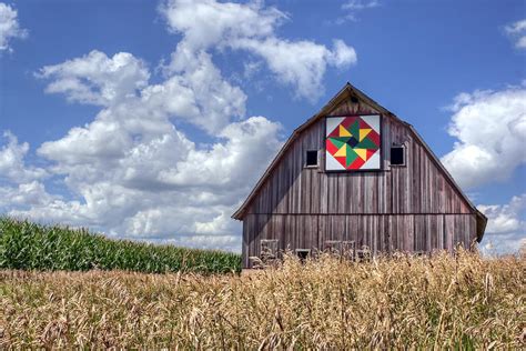 Quilt Barn Double Windmill Photograph By Nikolyn Mcdonald Pixels
