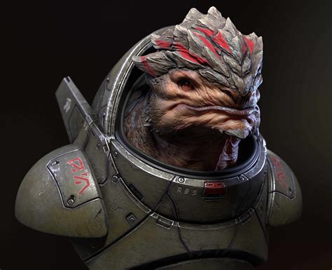 Krogan Mass Effect Fan Art Zbrushcentral