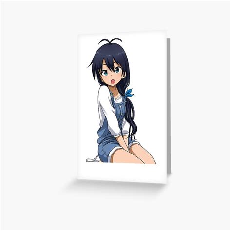 Cute Anime Girl Greeting Card For Sale By Vugatti Redbubble