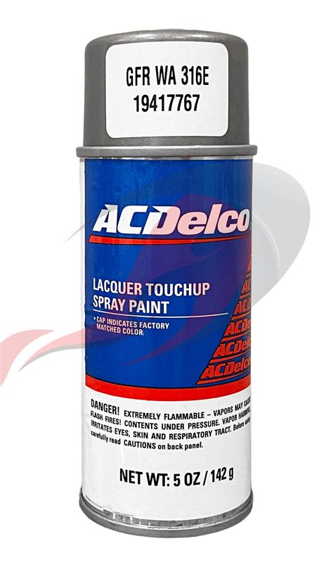 Genuine Gm Acdelco Pewter Metallic Paint 5oz Spray Code Wa316e Gfr