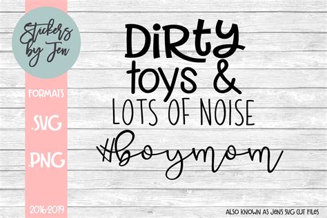 Dirty Toys And Noise Graphic By Stickers By Jennifer · Creative Fabrica