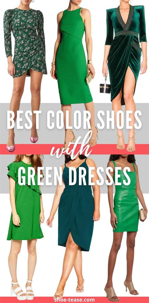 Go Green 10 Best Color Shoes To Wear With Green Dresses And Emerald Outfits