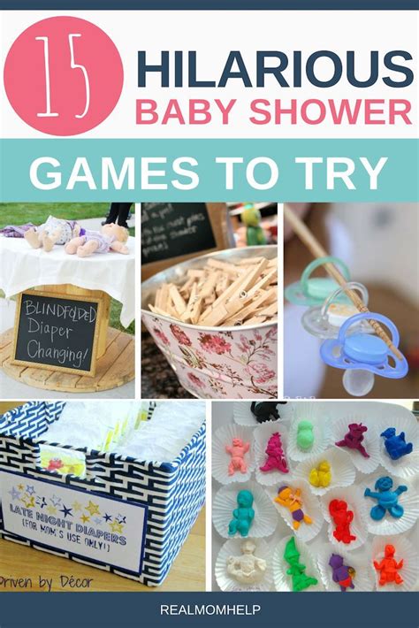 Unique Baby Shower Games Pinterest Funny Baby Shower Games Baby