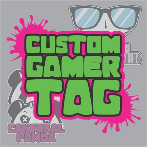 Custom Gamer Tag Design For Online Streamers Etsy