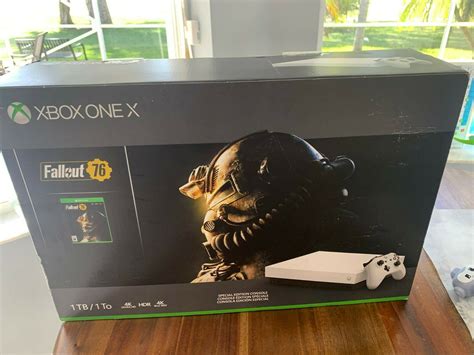 Xbox One X Robotic White Particular Edition 1tb Console Fallout 76