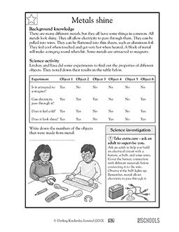 Chieving high levels of literacy among young readers continues to be a challenge in the united states. 3rd grade, 4th grade Science Worksheets: Are these made of ...