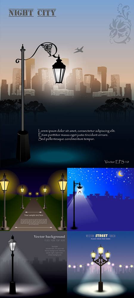 Quality Graphic Resources Street Lamps And Night City
