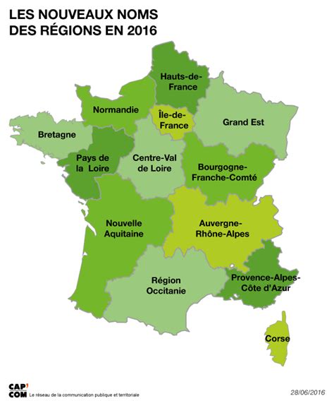 Carte Nouvelles Regions De France Gambaran