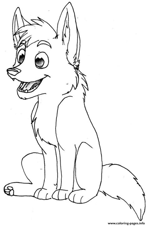33 Cute Baby Wolf Coloring Pages Png