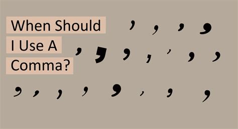 How To Use Commas The 7 Ways To Use A Comma How2become