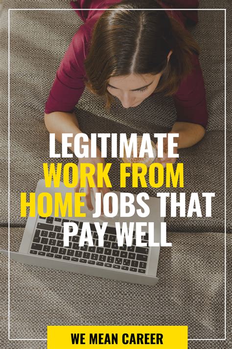 Online jobs for students to get your professional life started. Legitimate Work From Home Jobs That Pay Well in 2020 ...
