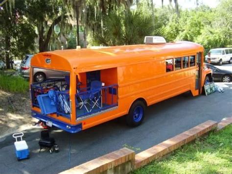 Rv Motorhome From Converted Schoolbus