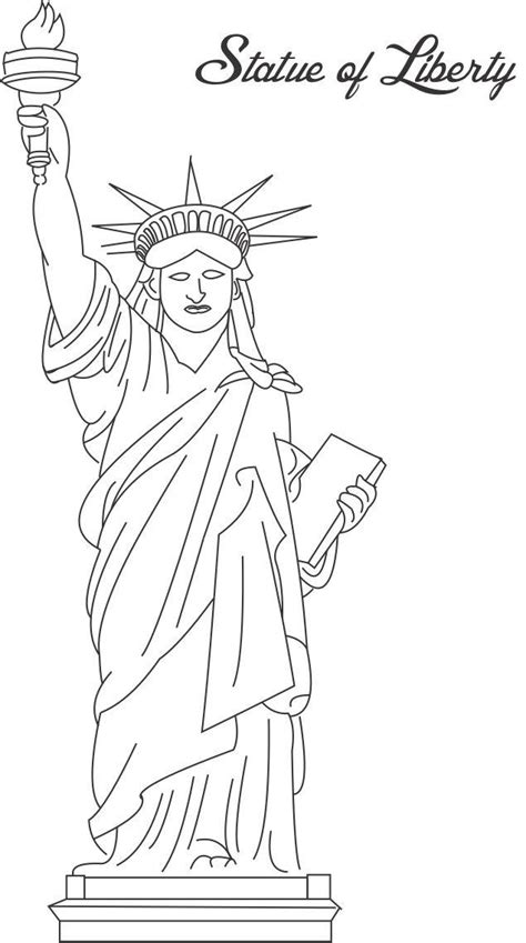 Even better, they always have fun facts and free worksheets for your kids. Statue Of Liberty Coloring Pages