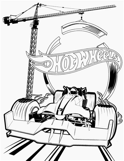 Hot Wheels Racing League: Hot Wheels Coloring Pages - Set 4
