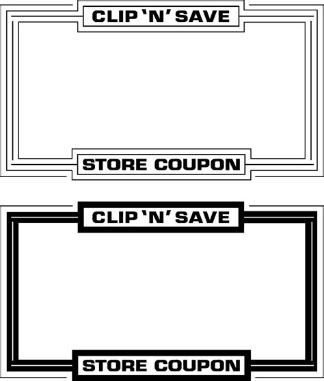 Blank Coupon Cliparts A Creative Way To Promote Your Business