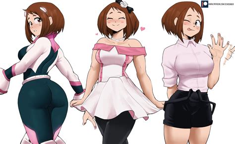 Echosaber On Twitter Adult Uraraka With My Favorite Fits And A Slight