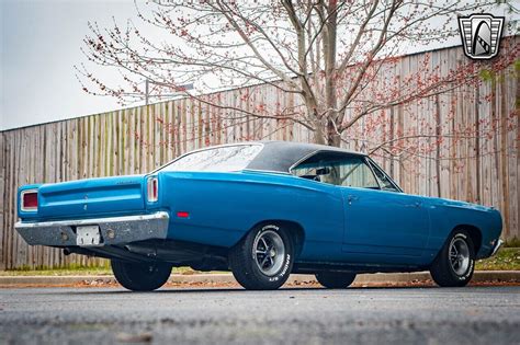 B5 Blue 1969 Plymouth Road Runner Coupe 383 Cid V8 4 Speed Manual