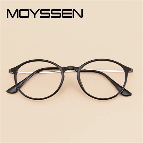 Moyssen Korean Brand Design Vintage Tr90 Eyeglasses Frame Menwomen Myopia Optical Eyewear