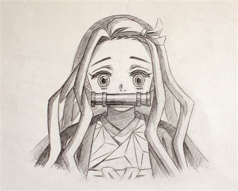 How To Draw Nezuko By Gptart On Deviantart