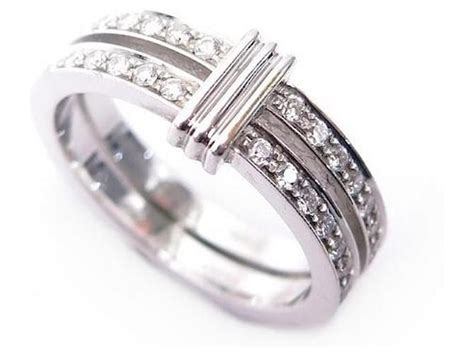 Subtle Eternity Mauboussin Alliance Ring 52 White Gold Diamonds Ring