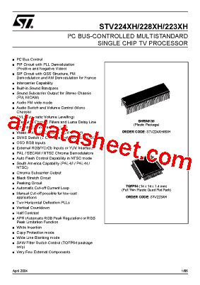 STV2246H Datasheet PDF STMicroelectronics