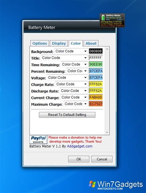 Windows 7 Battery Meter Bunnygaret