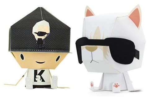 Care For Lagerfeld Shin Tanaka Paper Toys Stylefrizz