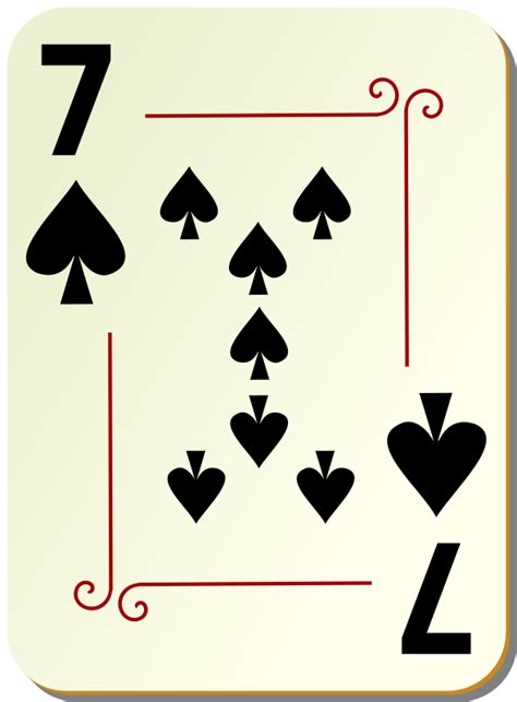 Ornamental Deck 3 Of Spades Clipart Free Download Tra