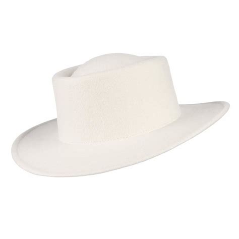 Gemvie Womens 100 Wool Felt Fedora Hat Wide Brim Crushable Porkpie Hat