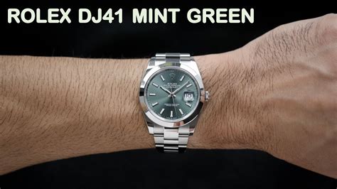 4k The 2022 Datejust 41 Mint Green Is The Rolex Green That You Never