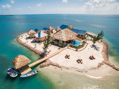 Located 14 Mile Offshore From Placencia Belize Little Harvest Caye