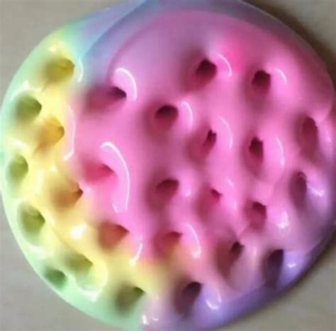 100ml Rainbow Color Slime Plasticine Slime Fluffy Stress Relief Toy