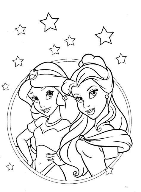Coloriage Disney Princesse With Images Disney Coloring Pages