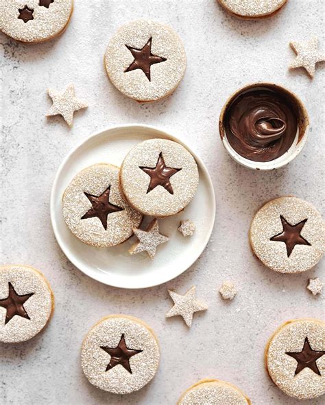 Hazelnut Linzer Cookies Teak Thyme